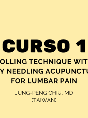 Curso 1 - Rolling technique with tiny needling acupuncture for lumbar pain