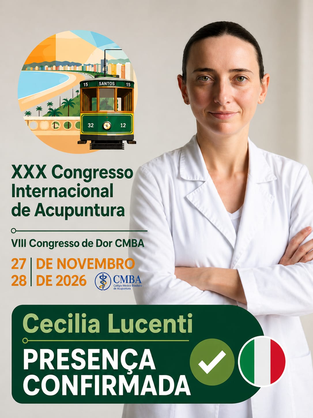 Cecilia Lucenti, convidada internacional confirmada da Itália