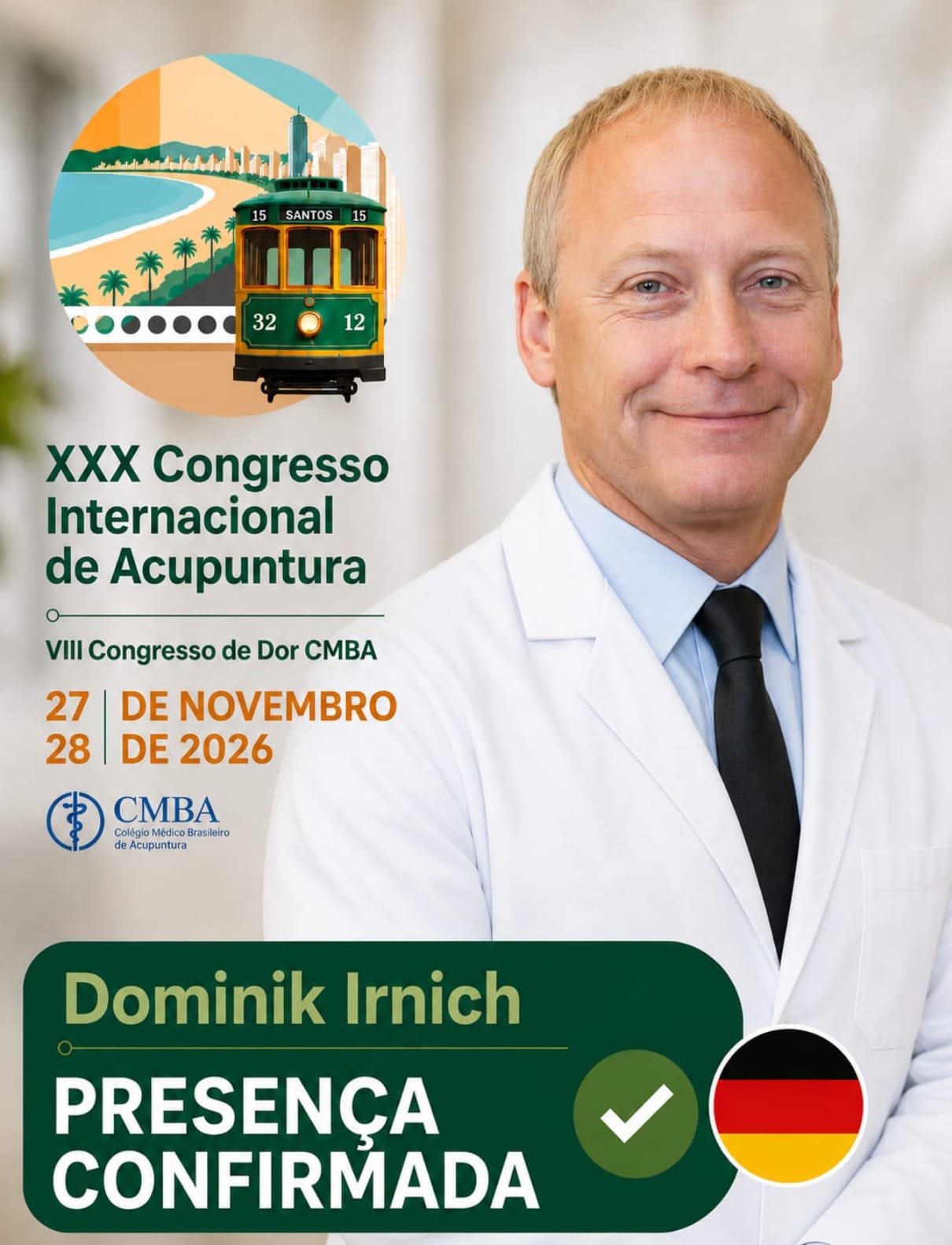 Dominik Irnich, convidado internacional confirmado da Alemanha